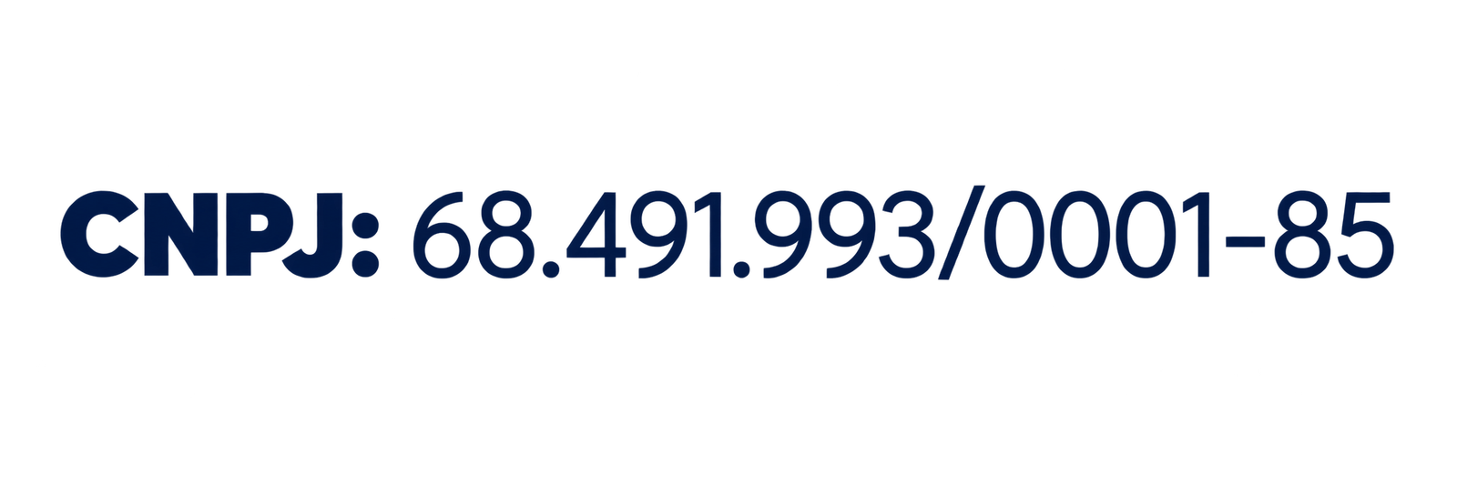 CNPJ 68.491.993/0001-85